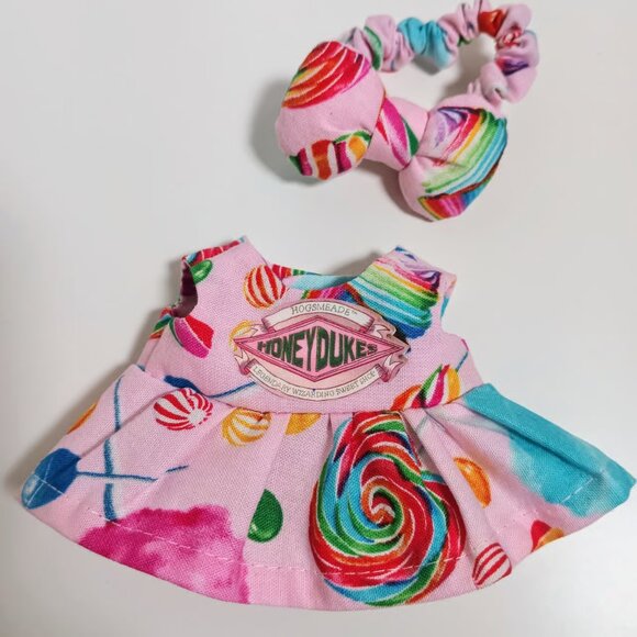 Labubu Harry Potter Honeydukes Inspired Candy Dress and Matching Bow - Picture 5 of 5